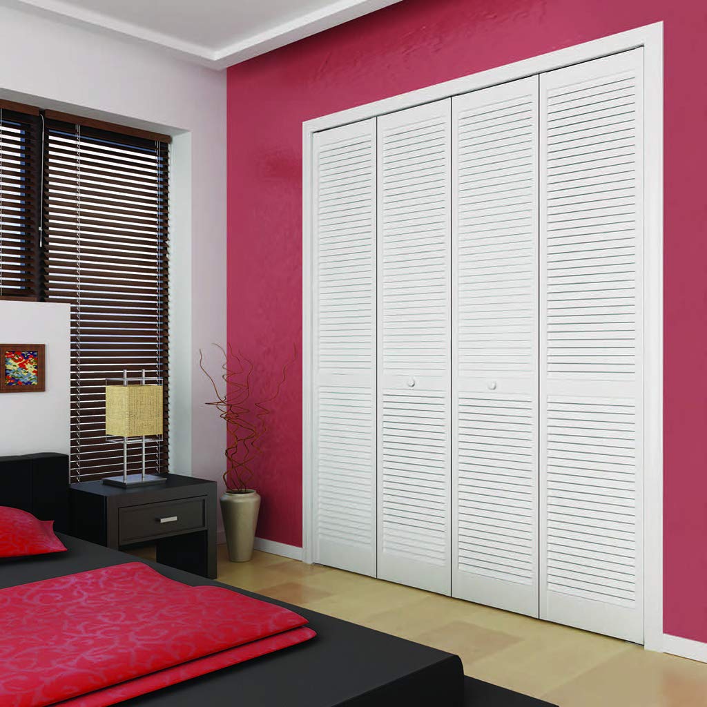 Amazon.com: Kimberly Bay Closet Door, Bi-fold, Traditional Louver